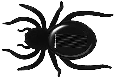 HOOTNEE Solar Spinne Kinderspielzeug Solar Kinderspielzeug Solar Spinne Für Solar Schwarz