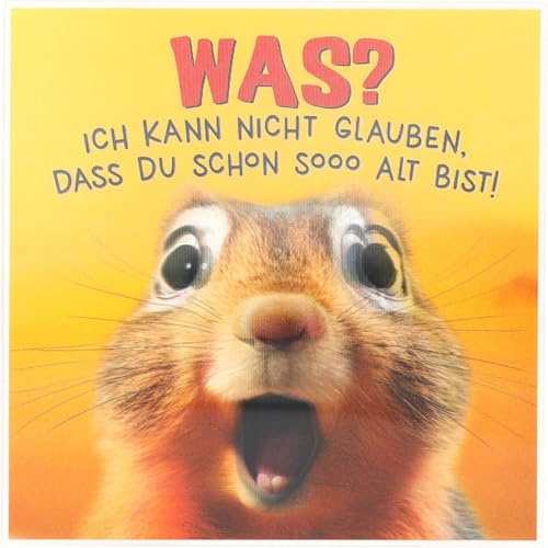 Depesche 14001-015 - 3D Grußkarte mit Musik, witzige Geburtstags-Karte mit farbenfrohem Motiv, passendem Spruch und Innentext