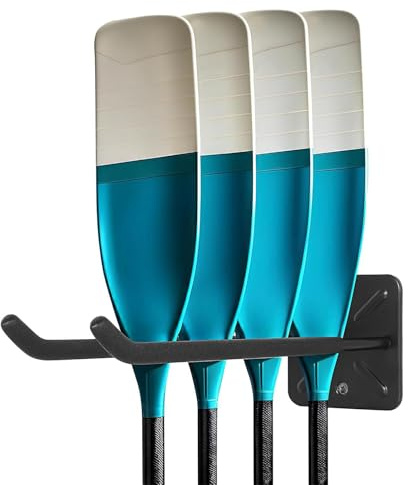 Porte-pagaie Kayak - Grande Capacité et Gain de Place,Range-Planche à Voile Organiseur Garage,pour Sports, Planche à Voile, canoë, vélo, Paddle, échelle, Corde, Ski, Wakeboard