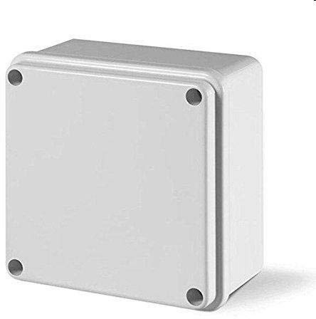 Ableitungsbox 100X100X50 Ableitungsgehäuse mit niedrigem Schraubendeckel-IP56 100X100X50 SMOOTH WALLS GW44204