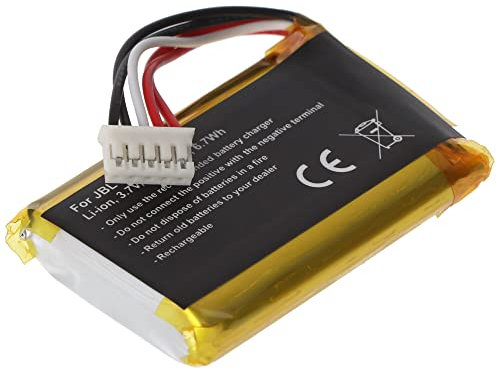 AccuCell Batterie Li-Ion pour JBL Charge Flip 2, JN151PH13849 3,7 V 1800 mAh