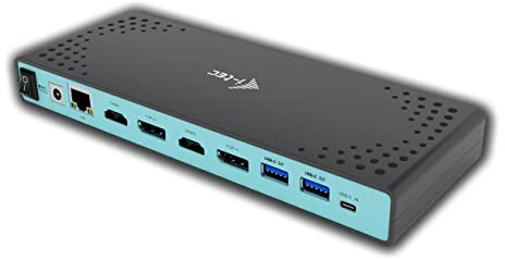 i-tec USB 3.0/USB-C 5K/2x 4K Docking Station Universale 2x HDMI 2x Display Port 1x GLAN 4x USB-A 3.0 2x USB-C 1x Audio Dentro/Fuori Power Delivery K-Lock per Windows MacOS TB 3 Compatibile