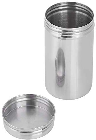Jeffergarden Frasco de Almacenamiento Sellado de Acero Inoxidable 304 Té Portátil Granos de Café Contenedor A Prueba de Humedad y Frascos de Alimentos Antibacterianos Botes (L)
