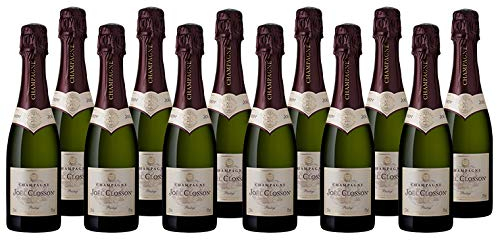 Lot de 12 Demi-bouteilles de Champagne PRESTIGE Brut - Joël CLOSSON® - DIRECT PRODUCTEUR