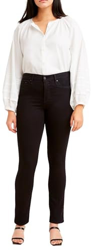 Levi's 312 Shaping Slim Jeans Femme, Black And Black, 28W / 30L