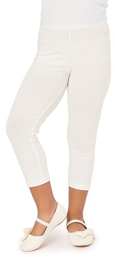 Merry Style Mädchen 3/4 Leggings aus Baumwolle MS10-226 (Ecru,122)