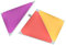 Nanoleaf Shapes Triangle Expansion Pack, 3 Triángulos LED Adicionales - Apliques de Pared Interior Modulares, Luces Led Inteligentes RGBW 16M Colores WiFi, Compatible con Alexa, Decoración y Gaming
