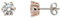 XENOX Ohrringe XS7137R Damen Ohrstecker Sterling-Silber 925 Rose weiß Zirkonia