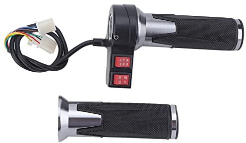 Hapivida 1 Paar Gasgriff Elektro, Universal 3 Gang Wasserdichtes Roller Drosselklappengriff, mit Vorwärts und Rückwärtsgang, für E-Bike Elektro Scooter ATV Speed ​​Controll