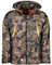 Geographical Norway Techno Men Softshell Jacke Herren Wasserdicht Jacke mit Kapuze Outdoor Windjacke Taktische Jacke Winter ideal für Aktivitäten im Freien (Camo khaki/orange XXL)