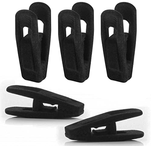 Otylzto 30 Stück Kleiderbügel Samt Clips, Velvet Hanger Clips, Plastic Hanger Clips,Velvet Clips,Plastic Clips