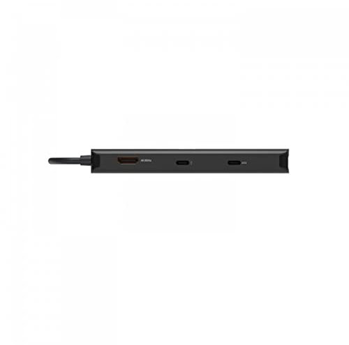 V7 UCMINIDOCK-PT Replicatore di porte e docking station per notebook USB 3.2 Gen 1 (3.1 Gen 1) Type-C Nero