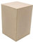 Paintersisters® Sockel unlackiert MDF Gr. L - (20x20x30cm) allseitig geschlossen, akkurat verarbeitet, Podest für Objekte und Kunst, Deko, Pflanzensäule, Schaufenster