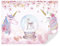 Tapeko Papier Peint Chambre Enfant 260x180 cm 3D Effet Licorne Licorne Rose Magie Boule Magique Conte de Fées pour Fille Papier Peint intissé u07371
