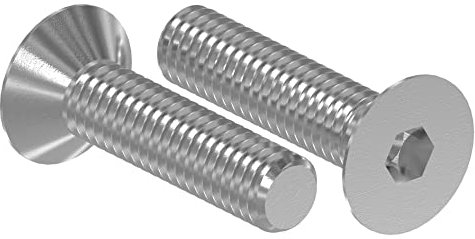 STEINBACHER© | (20x) Edelstahl Senkkopfschraube M6x25, A4, ISO 10642