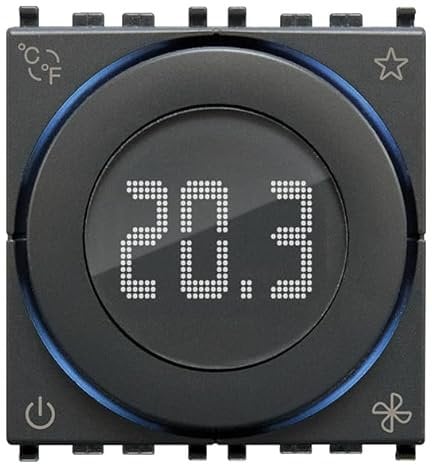 VIMAR TERMOSTATO Rotella DOMOTICO 2M Grigio 02971