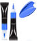 Foundation-Mischpigment, glatt und leicht, natürlicher Unterton, lässt sich leicht mit Foundation mischen, frei von Tierversuchen (Blau, warm bis kalt)