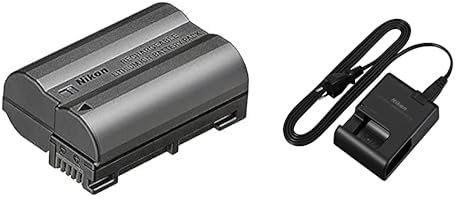 NIKON Batterie Rechargeable Haute capacité Lithium-ION EN-EL15c & MH-25a Chargeur d'accumulateur pour Nikon EN-EL15 Noir