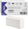 LUCY Hygiene Papierhandtücher N-Falz für Spender | 2-lagig, 23x21cm | 3200 Blatt | 100% Zellstoff, Hochweiß | saugstark, reißfest & weich |Optimal für N-Falz (INTERFOLD bzw. MULTIFOLD) Handtuchspender