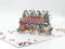 Magic Moments® Frohe Weihnachten 3D Pop-Up Karte – Festliche 3D Weihnachtskarte mit Tannenbaum und Geschenken – Wunderschöne Grußkarte für Weihnachtsgrüße – Inklusive magischem Umschlag
