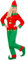W WIDMANN MILANO Party Fashion - Kostüm Elf Santas Helfer, Wichtel, Weihnachtskostüm, Faschingskostüme
