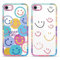 Yoedge 2 Pack Set Suitable for iPhone 8/SE 2022/7/SE 2020 Transparent 4.7, Phone Case With Cute Beautiful Fun Aesthetic Pattern Cover, Soft Glass Silicone Shockproof Protective Box, for iPhone 7