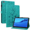 Rosbtib Funda para Huawei MediaPad M5 Lite 10/ C5 (10,1 Pulgadas), Funda Protectora de Visualización Multiángulo con [Ranura para Tarjetas] [Cierre Magnético], Lirios Verde