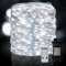 Neonawall Plug in Fairy String Lights, 30M 300 LED Silver Wire Lights Mains Powered 8 Mode with Remote Timer Micro Firefly Lights for Bedroom Garden Wedding Party Christmas Decoration (Cool White)