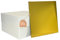 KITCHENDREAM 3 cajas para tartas con 3 tablas cuadradas a juego, color dorado y plateado, cartón blanco con base para tartas, recipientes desechables para tartas, cajas para tartas 30 x 30 x 15 cm
