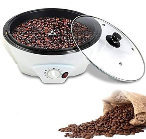 Mcamgiczin Tostador de café Tostador de café eléctrico Mejorado Tostador de café para Uso doméstico, Ajuste de Temperatura de 0 a 240 ℃