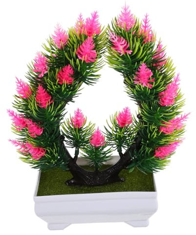 CIMAXIC Kleiner Künstlicher Bonsai-baum Realistischer Künstlicher Bonsai-baum Künstliche Grünpflanze Für Innenbereich -pflanze Mit Detailliertem Laub