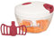STONELINE Multi-Zerkleinerer rot, 4-teiliges Set | manuell ohne Strom | 400 ml | Zwiebelschneider Zwiebel Zerkleinerer manuell mit Edelstahlklingen, Zwiebelhacker für Gemüse, Obst, Zwiebeln