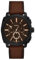 Fossil Men's Analog Quartz Watch with Leather Strap FS6101