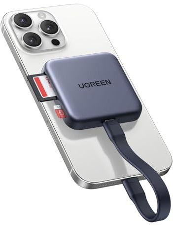 UGREEN Magnétique Lecteur Carte SD 4.0 USB C Support PD 100W SD Card Resder UHS II 312MB/s Adaptateur Carte TF 4.0 en Aluminium Compatible avec iPhone 16 Plus Pro Max 15 MacBook Air iPad Galaxy S25