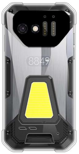 Auotu Hülle Soft TPU Silikon Case Etui Tasche Cover für Unihertz 8849 Tank Mini 1 Smartphone (Durchsichtig)