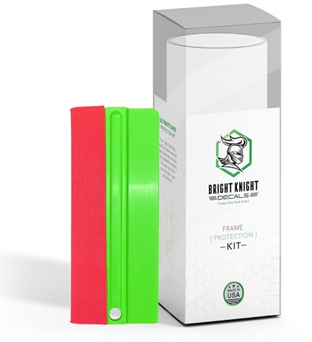 Bright Knight Decals MTB Frame Protection Kit - Clear Paint Protection Film Kit Made from Automotive-Grade PPF - Bike Wrap for Mountain Bike Frames Against Scratches, Rocks & Debris, Made in USA
