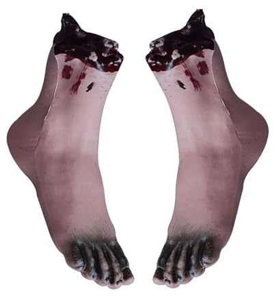 Halloween Faux pieds - ensemble d'accessoires de mains coupés, décoration corporelle hantée | Halloweens fausses mains et pieds, membres coupés réalistes pour maison hantée effrayante | Accessoires d'