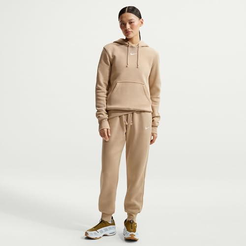 Nike Sportswear Phoenix Fleece Hoodie Für Damen, Linen/Sail, HF6839-286, M
