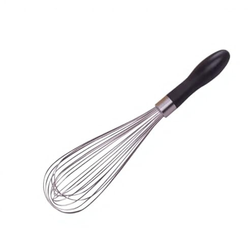 Oujiang wujin Stainless Steel Balloon Whisk, Non-Slip PP Handle Kitchen Whisk, Heavy Duty Wire Whisk for Eggs, Cream, Cake Batter, BPA-Free, Heat Resistant, Dishwasher Safe