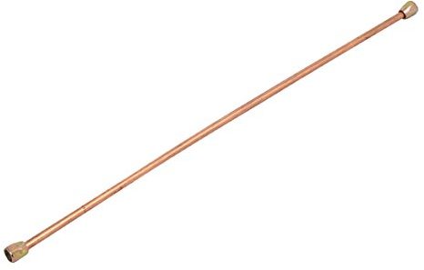 sourcing map G1/8 Luft Kompressor Auspuff Rohr Ersatz Sechseck-Nüsse 400 Länge