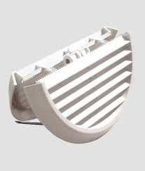 EDIL PLAST serie DFR140B Griglia dentro-fuori pieghevole bianco con molla Ø 170 mm