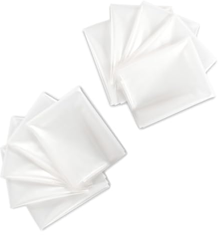 Diamwood Sacs de Récupération à Copeaux en Plastique 10 Pièces - Diamètre 320 mm - Dimensions 500 mm x 900 mm - Épaisseur 100 Microns - Idéal pour Aspirateurs Bois - Fabriqué en France
