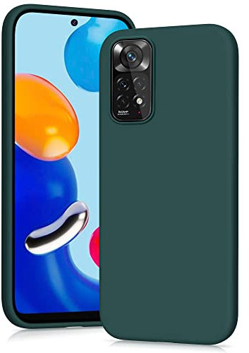 YATWIN für Xiaomi Redmi Note 11/Note 11S Hülle, Premium Silikon Handyhülle mit Kameraschutz, Seidig-Weicher Berühren Ultra Dünne Stoßfeste Kratzfeste Schutzhülle, Grün