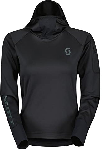 SCOTT Trail Storm Hoody Damen Fahrrad Trikot lang schwarz 2024: Größe: L (40/42)