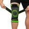 lenpestia Kniestütze 1 Paar Kniebandage mit Verstellbarer Klettverband Kompression Knie Bandage für Männer Damen für Arthritis ACL Sport Fitness Volleyball Bike Joggen (Grün, L)