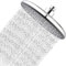 Drenky Duschkopf Regendusche Wassersparender Regenduschkopf Ø220mm Eingebauter Booster und Wassersparsystem 330 Silikon-Wasserauslasslöcher 360° Verstellbar Mit Drehkugel Chrom