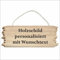 INDIGOS UG Saloon Schild mit Aufhänger - Holz - ca. 16x5,5 cm - Schilder selber gestalten - individuell personalisiert mit Ihrem Wunschtext