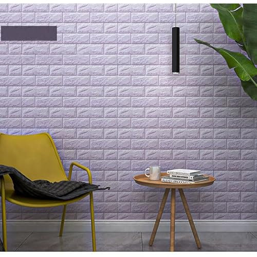 Papel pintado adhesivo para pared, 10 unidades (5,39 m²), 3D, adhesivas, paneles de pared, ladrillos, paneles decorativos 3D, paredes, adhesivos de pared, para cocina, salón o baño, 77 x 70 cm,