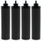 Larayci Filtro dell'acqua di ricambio per filtri a carbone attivo BB9-2® nero, confezione da 4