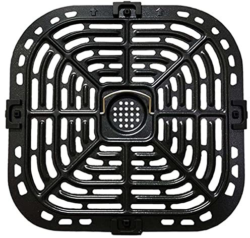Sunmeit Air Fryer Grill Plate for Instants Vortex Plus 6QT Air Fryers, Upgraded Square Grill Pan Tray Replacement